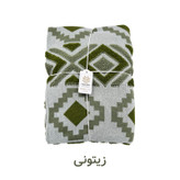 شال مبل رنگ زیتونی سایز ۱۵۰ در ۲ مناسب مبل تک نفره و یا دو نفره